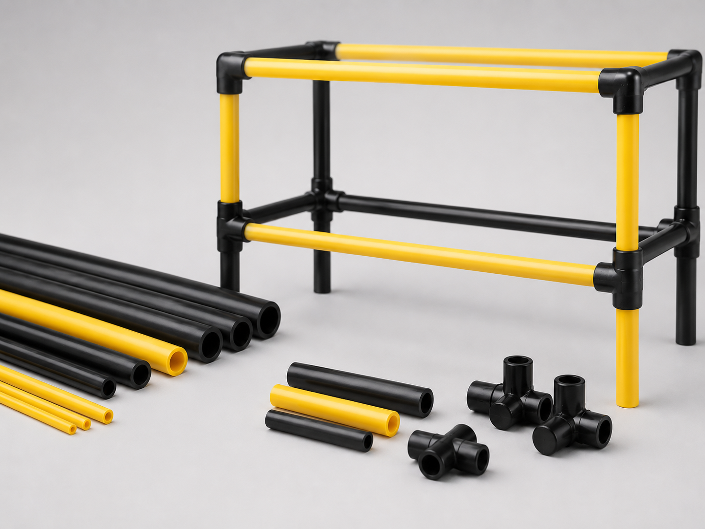 ABS Pipe for Display Fixtures and Lightweight Plastic Structures